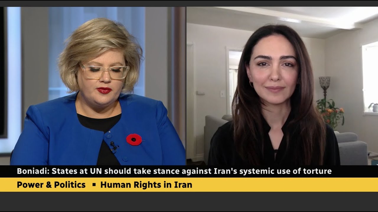 CBC News Power & Politics | Nazanin Boniadi