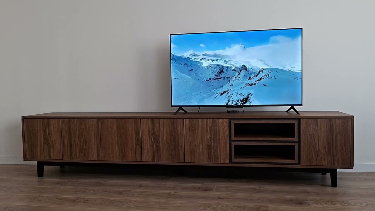 TV stand.  276cm x 45cm 