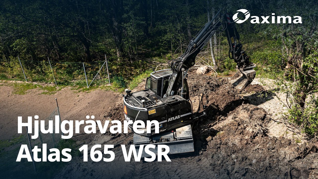 Hjulgrävaren Atlas 165WSR - Thuleboängs Allservice