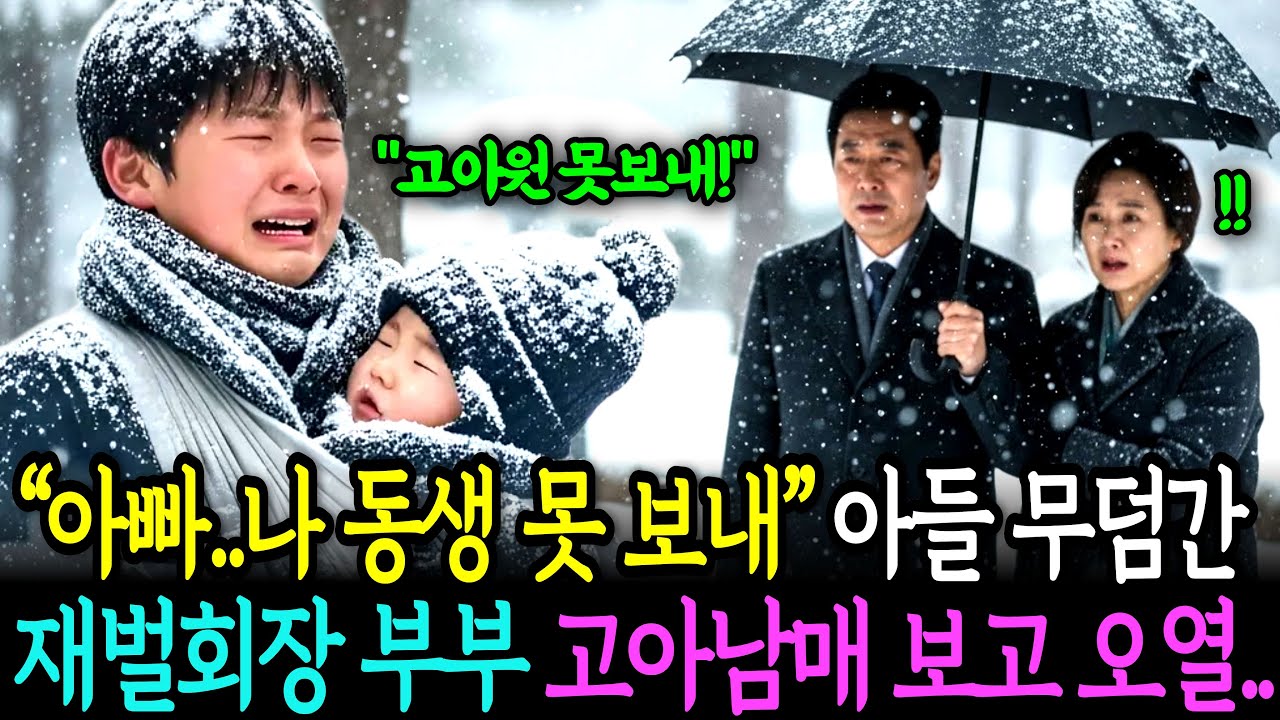 아들 기일날 무덤에 간 재벌회장 부부 “아빠 나 동생 고아원에 절대 보낼 수 없어” 아기 업고 울고 있는 소년 보고 숨이 멎는데ㅣ인생정원ㅣ오디오드라마ㅣ감동사연ㅣ