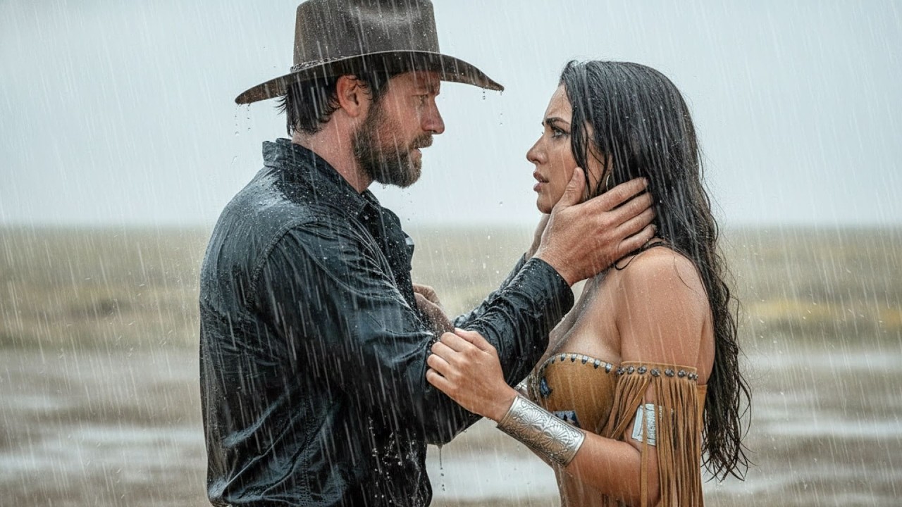 “There’s No One Else…” The Apache Girl Sobbed When a Cowboy Found Her in the Downpour