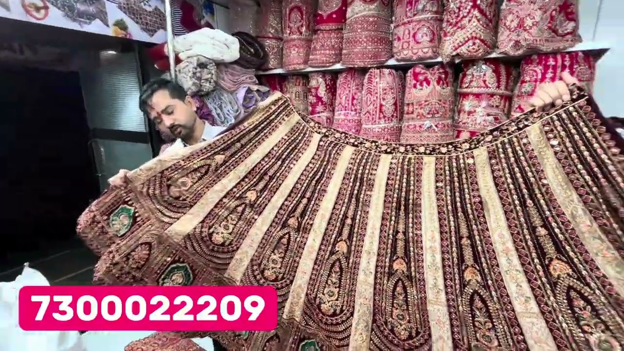 राइडल के सबसे सस्ते कलेक्शन हमारे यहां मिलेंगे। Lehenga  wholesale market Surat wholesale market