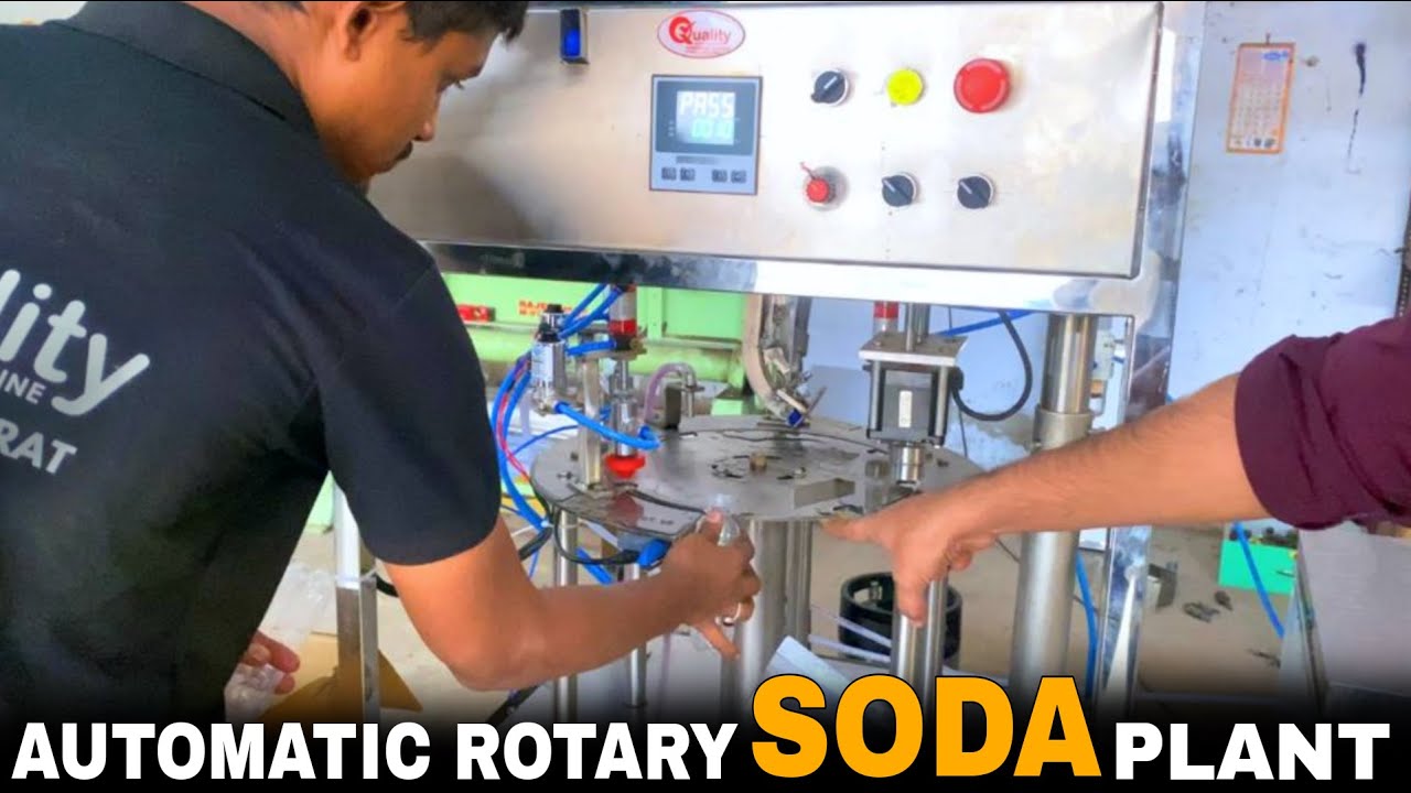 Rotary Soda Filling Plant | Fully Automatic Soda Bottling Plant