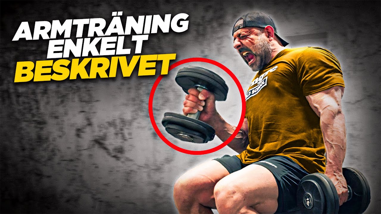BICEPS OCH TRICEPS ÖVNINGAR FÖR HYPERTROFI