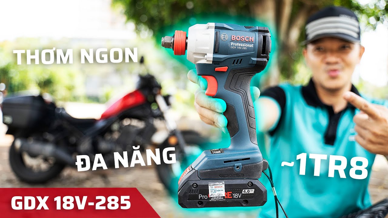 Mức Giá Cực Tốt, Chưa Từng Có Với  ĐồBosch, GDX 18V-285 Cực Đa Năng Vừa Vít Vừa Bu Lông
