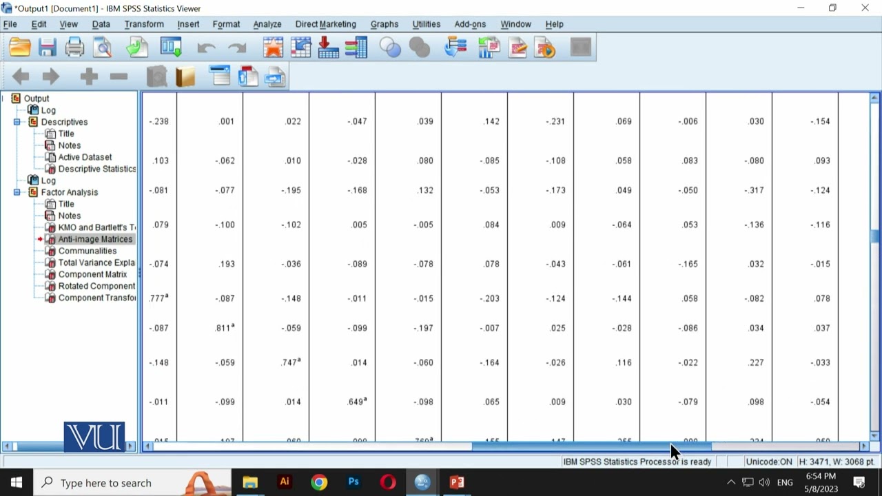 How to Apply Factor Analysis using SPSS | Multivariate Analysis | STA633_Topic102
