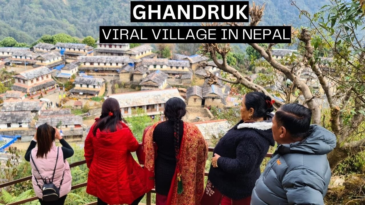 GHANDRUK Village -  Tour From Pokhara - Ghandruk Village Vlog
