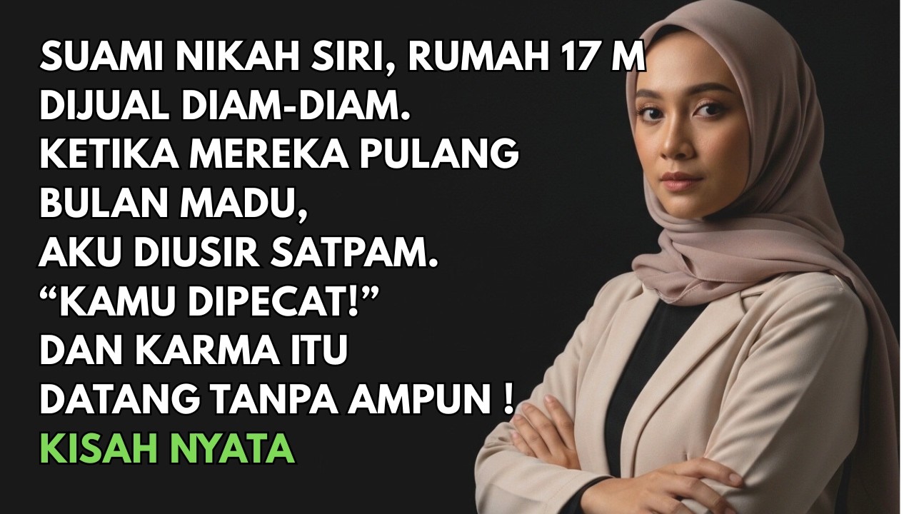 Suami Nikah Siri Rumah 17 Miliar Dijual Diam-Diam. Aku Dipermalukan & Diusir tak lama karma di bayar