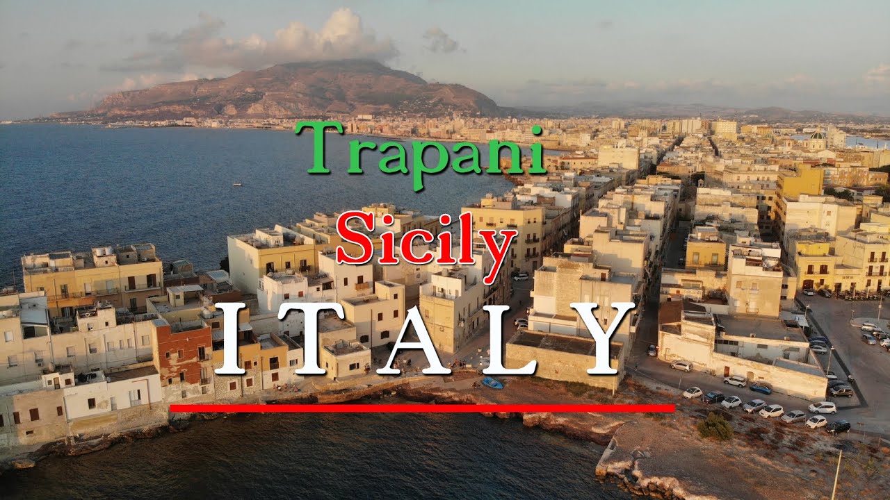 🇮🇹 Trapani 4K. Sicilia 2024 Vista dal drone