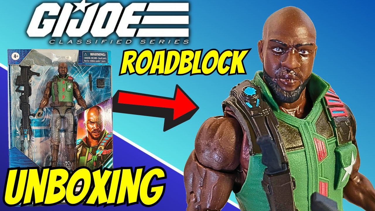 Распаковка фигурки G.I. Joe Classified Roadblock!