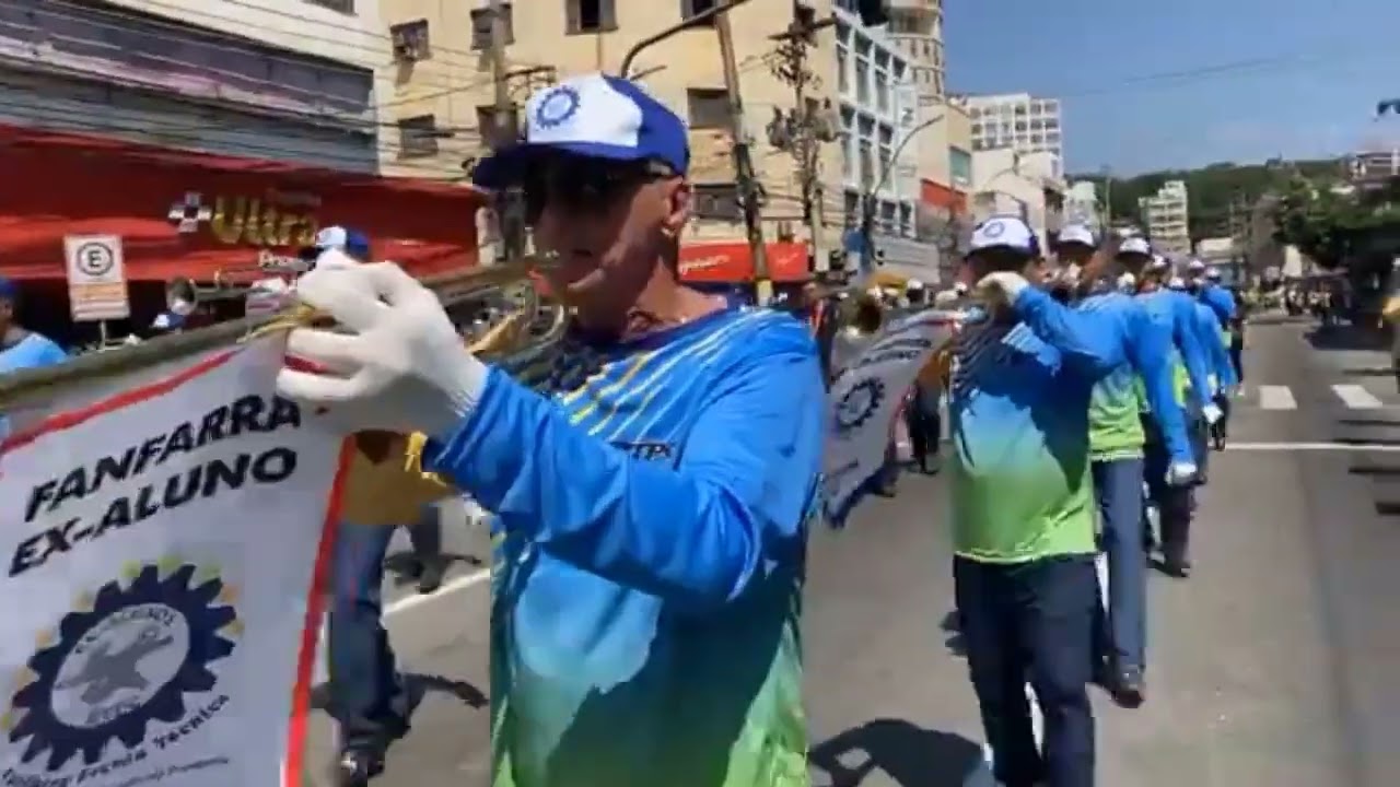 Fanfarra dos Ex Alunos da ETPC no Desfile Cívico Militar de Volta Redonda!!