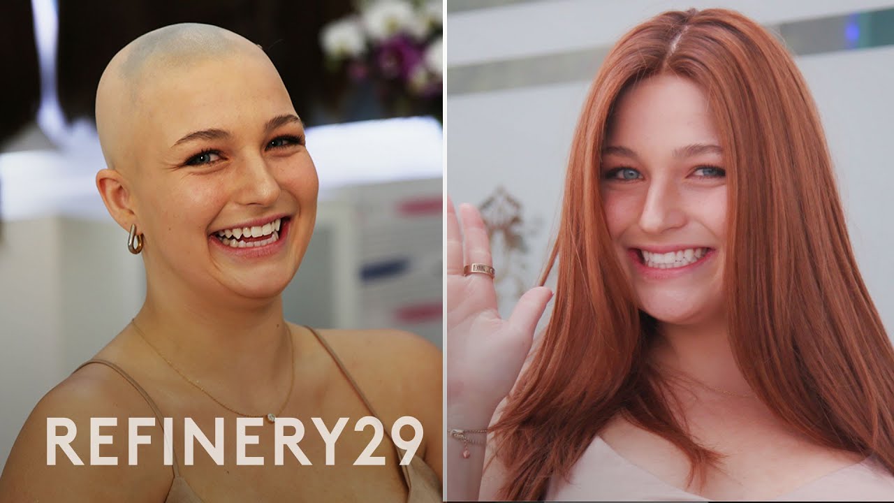Укладка париков при алопеции | Hair Me Out | Refinery29