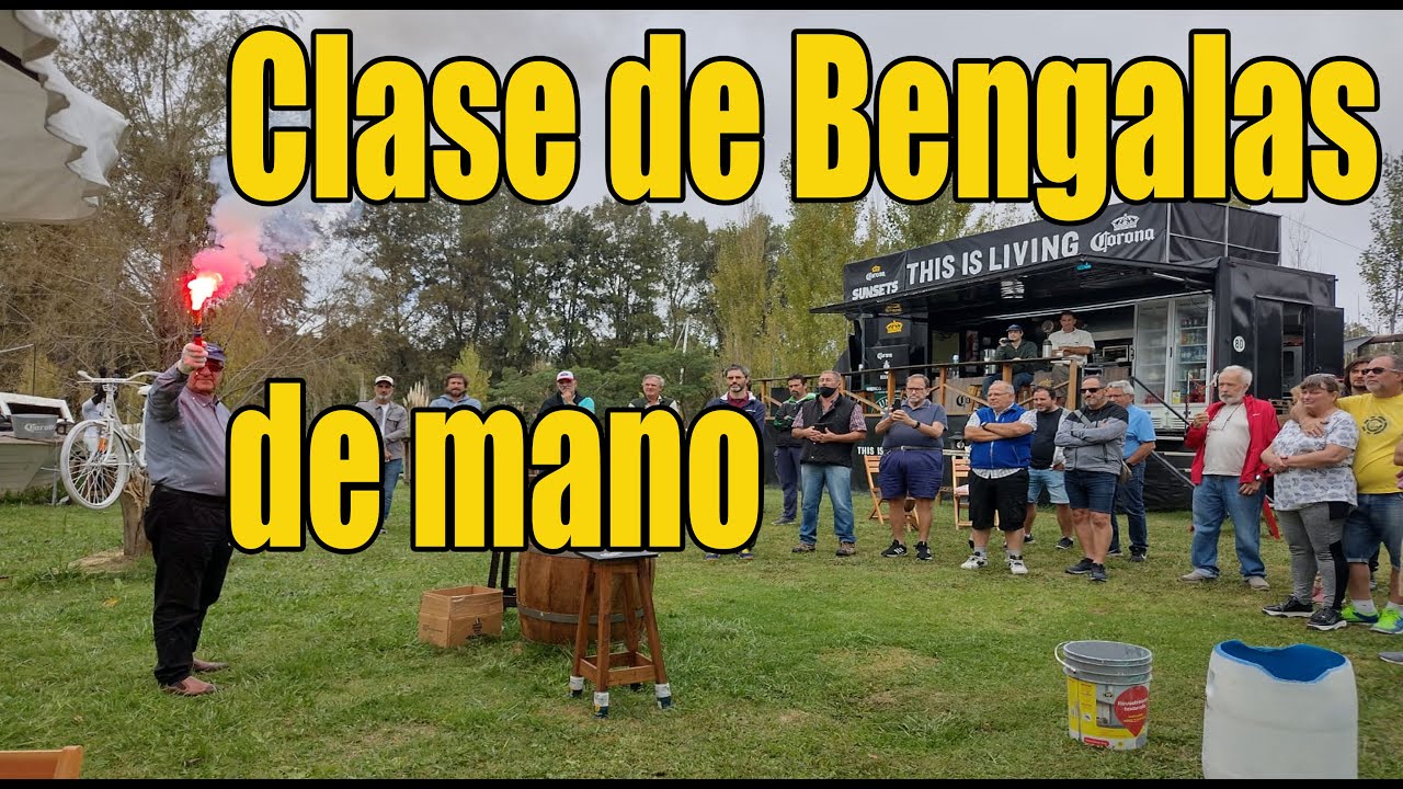 Clase de bengalas  abril 2022