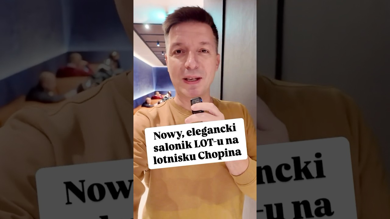 Nowy salonik biznesowy LOT-u na lotnisku Chopina. Jak Wam się podoba? 