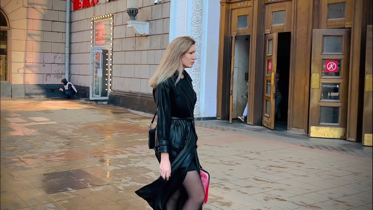 [4K] Sunny days on the streets of Moscow. Prospekt Mira