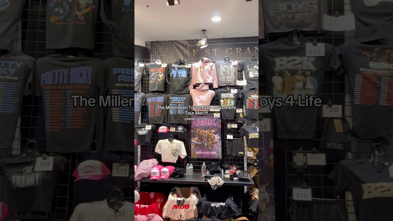 Millennium Tour 2026 - Boys 4 Life Merch
