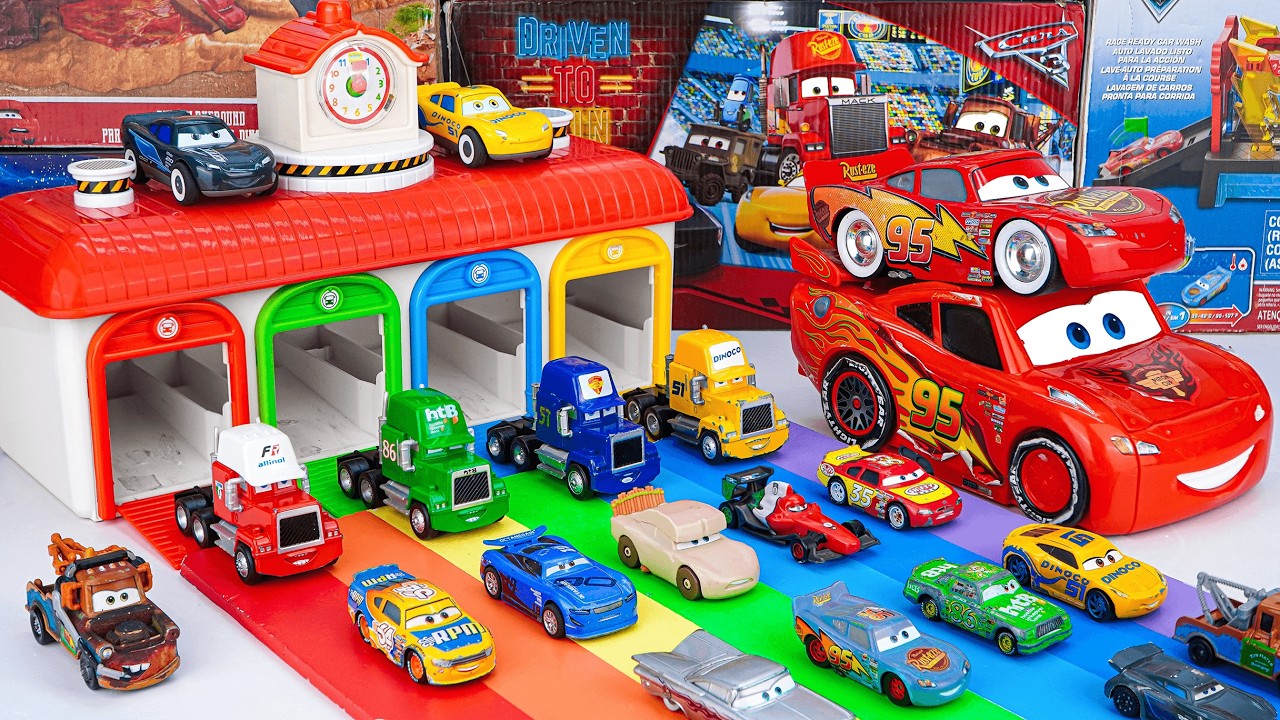 Disney Pixar Cars Unboxing Review | Mattel Disney Cars Lightning McQueen & Tayo the Little Bus