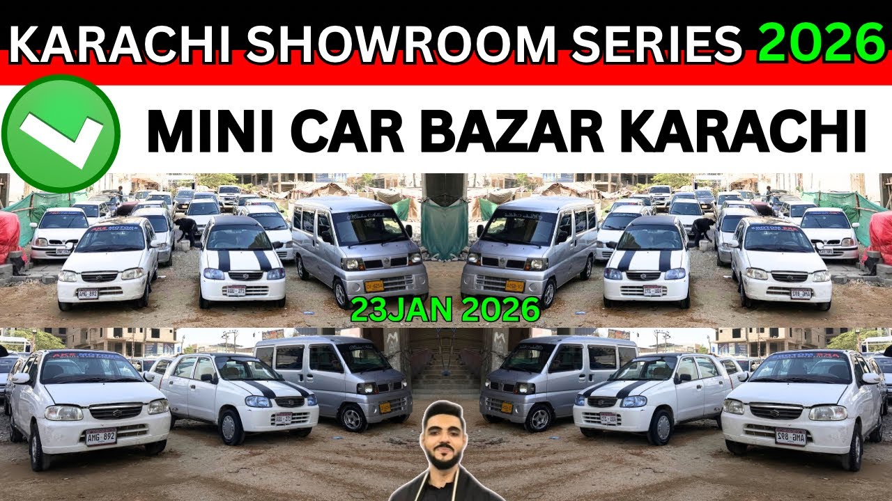 Karachi Showroom Series | Mini car mazzar in Karachi 23 Jan 2026 #cars #automobile #sale 