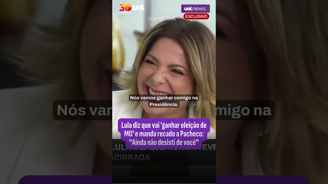 Lula diz que vai ganhar elei&ccedil;&atilde;o de MG e manda recado a Pacheco: 