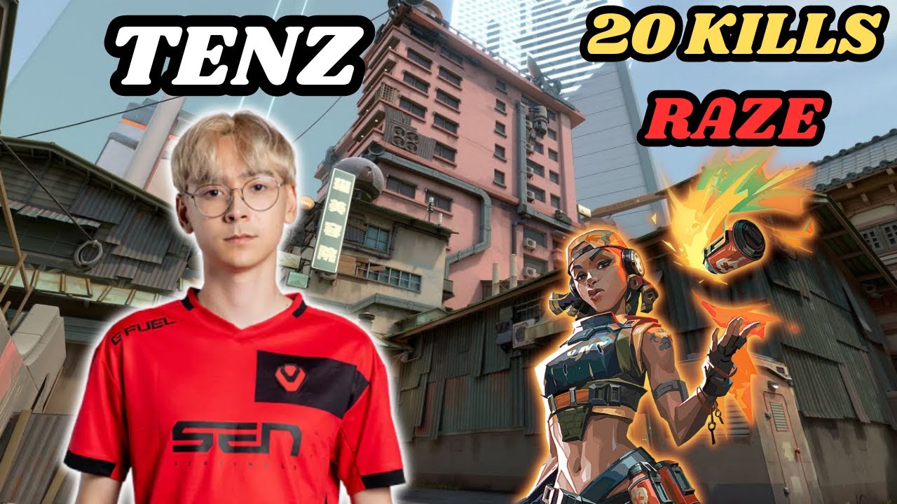SEN TENZ RAZE 20 KILLS ❗ ❗ TENZ WITH RAZE SPLIT MAP GAMEPLAY VALORANT [ FULL MATCH ] ❗ ❗