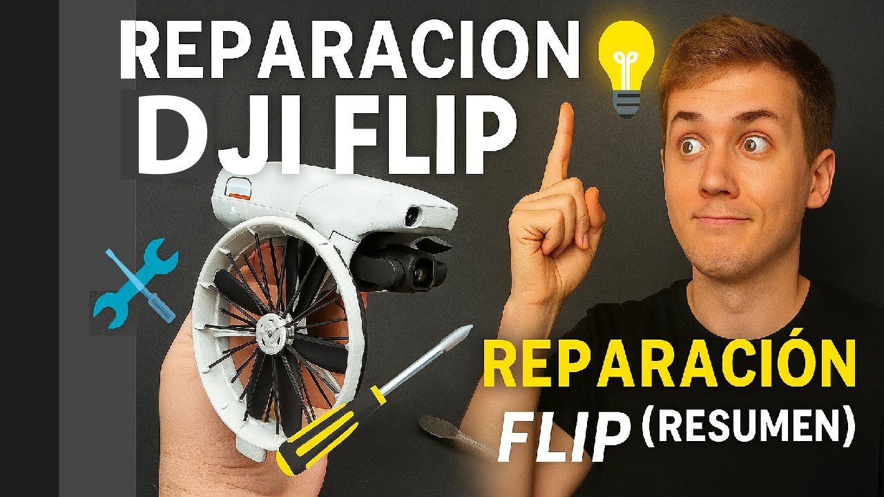 🔧 DJI Flip – Resumen de Reparación (Cambio de Flex del Estabilizador)