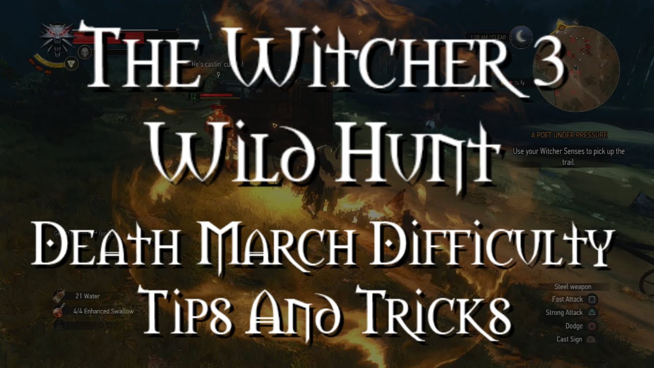 The Witcher 3 - Death March Difficulty - Tips And Tricks