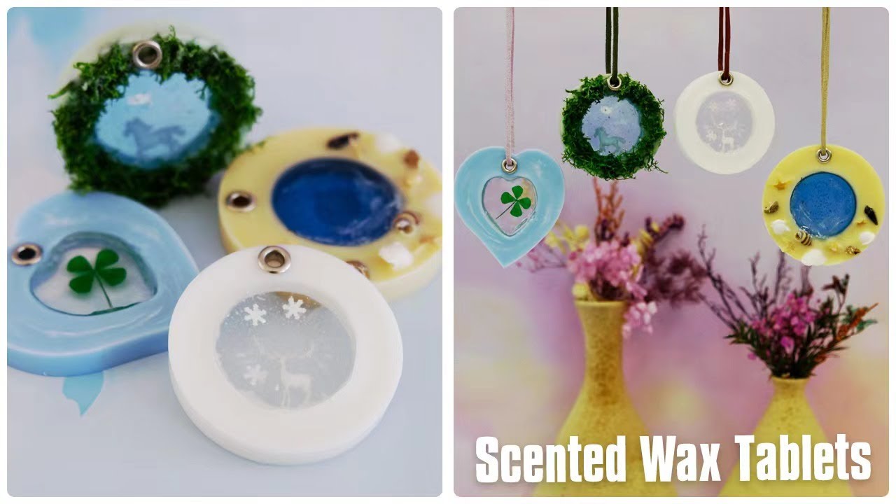 Easy DIY Scented Wax Tablet / 香薰蜡片