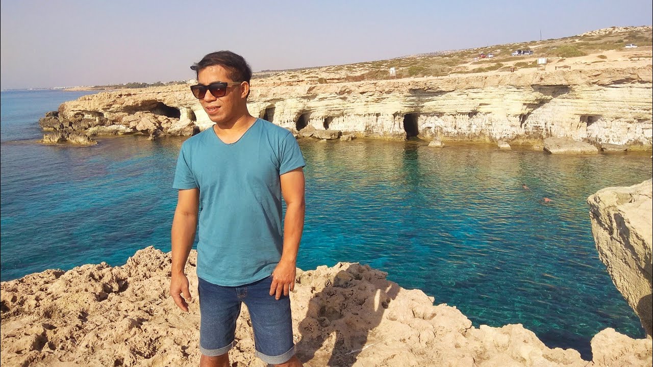 Discover The Famous Sea Caves in Cyprus2021(drone)