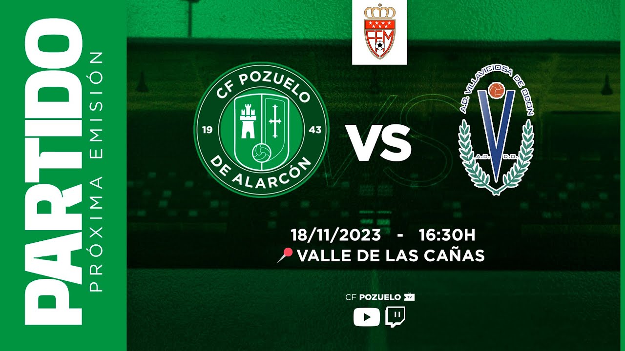 🔴 DIRECTO | CF POZUELO INFANTIL A 🆚 AD VILLAVICIOSA ODON   | J7