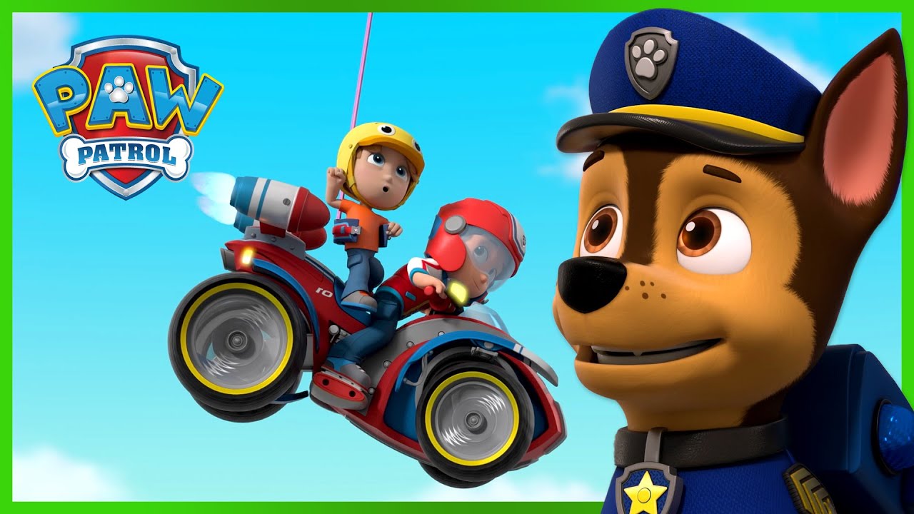 ¡La Patrulla de Cachorros salva a Ryder mientras es propulsado por cohetes! - PAW Patrol Español