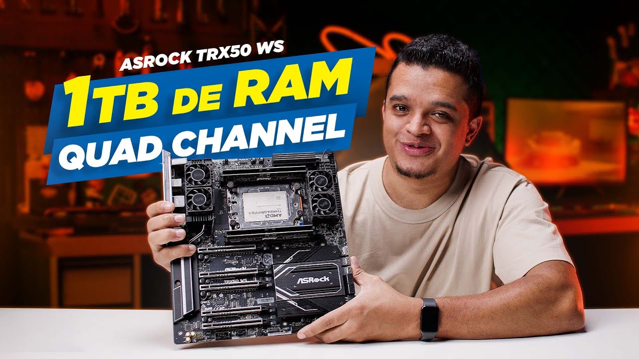 ASRock TRX50 WS: A Placa Mãe Definitiva para Workstation