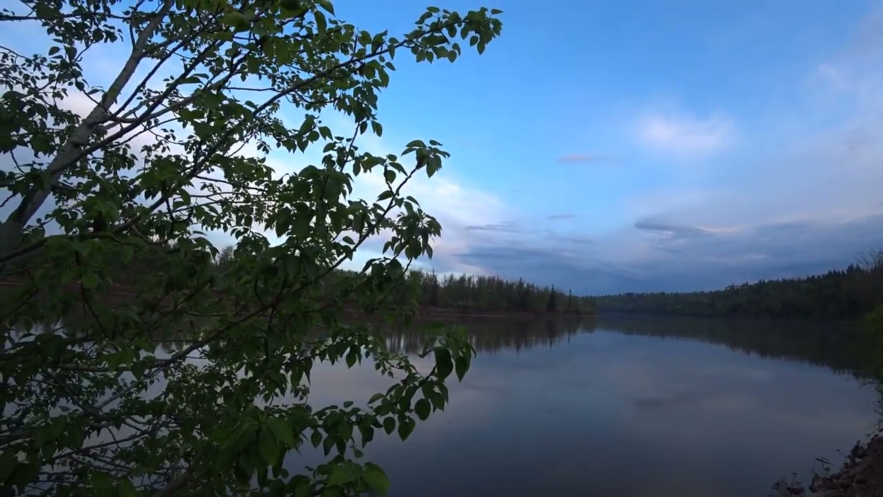 North Saskatchewan River,Edmonton, Alberta-دریا سسکاچوان شمالی، ادمنتون، البرتا