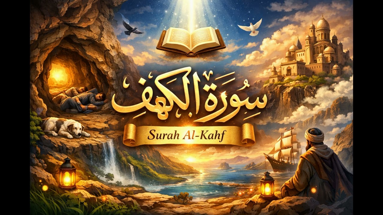 سورة الكهف محمود الحصري Surah Al_Kahf