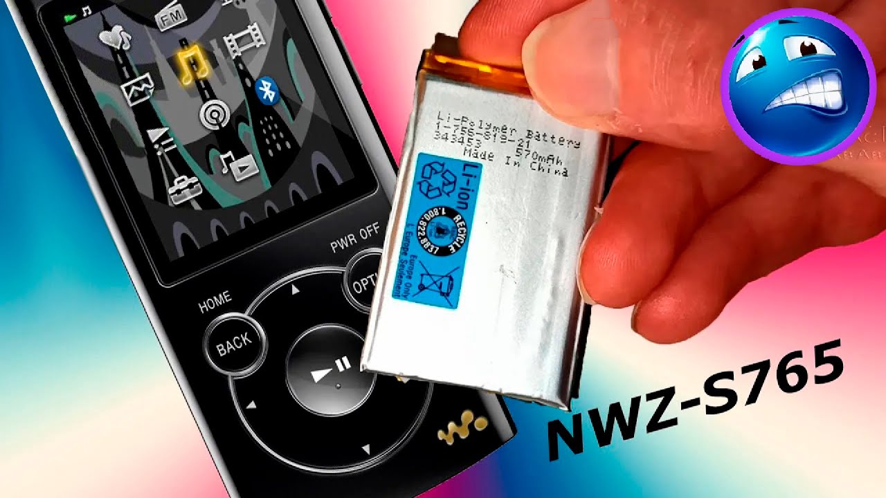 замена Аккумулятора :: плеер Sony NWZ-S765 :: разборка 💫 @PlusDevice 💫 #KupLu_DEv1ce