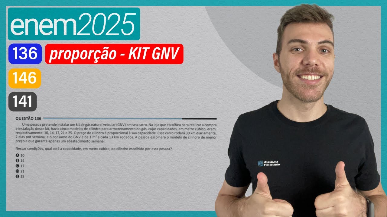 ENEM 2025 - Uma pessoa pretende instalar um kit de gás natural veicular (GNV) em seu carro...