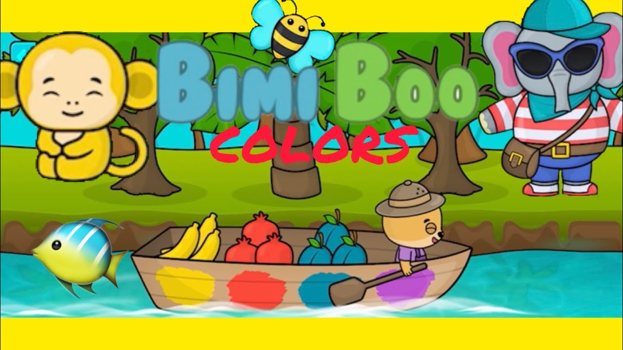 Aprende los colores con Bimi Boo y sus amigos| Learn colors with Bimi Boo and friends