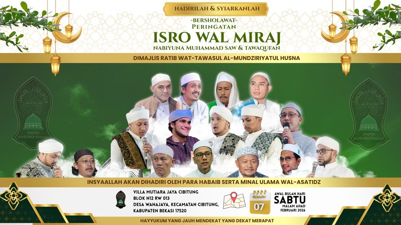 Peringatan Isro wal-Mi'raj Nabiyuna Muhammad Saw & Tawaqufan
