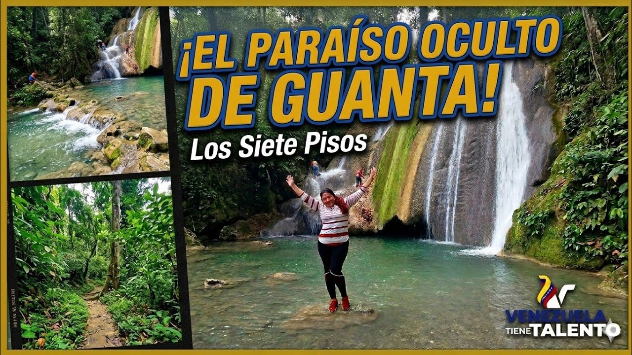 Aventura en la Cascada Los 7 pisos Guanta.-Venezuela