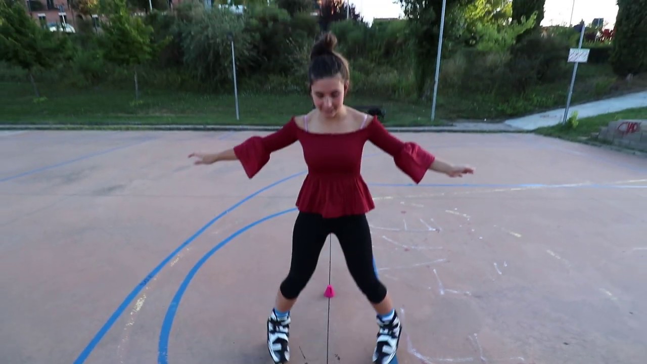 Tutorial #17 Slalom con i limoni e slalom incrociati avanti (pattinaggio freestyle)