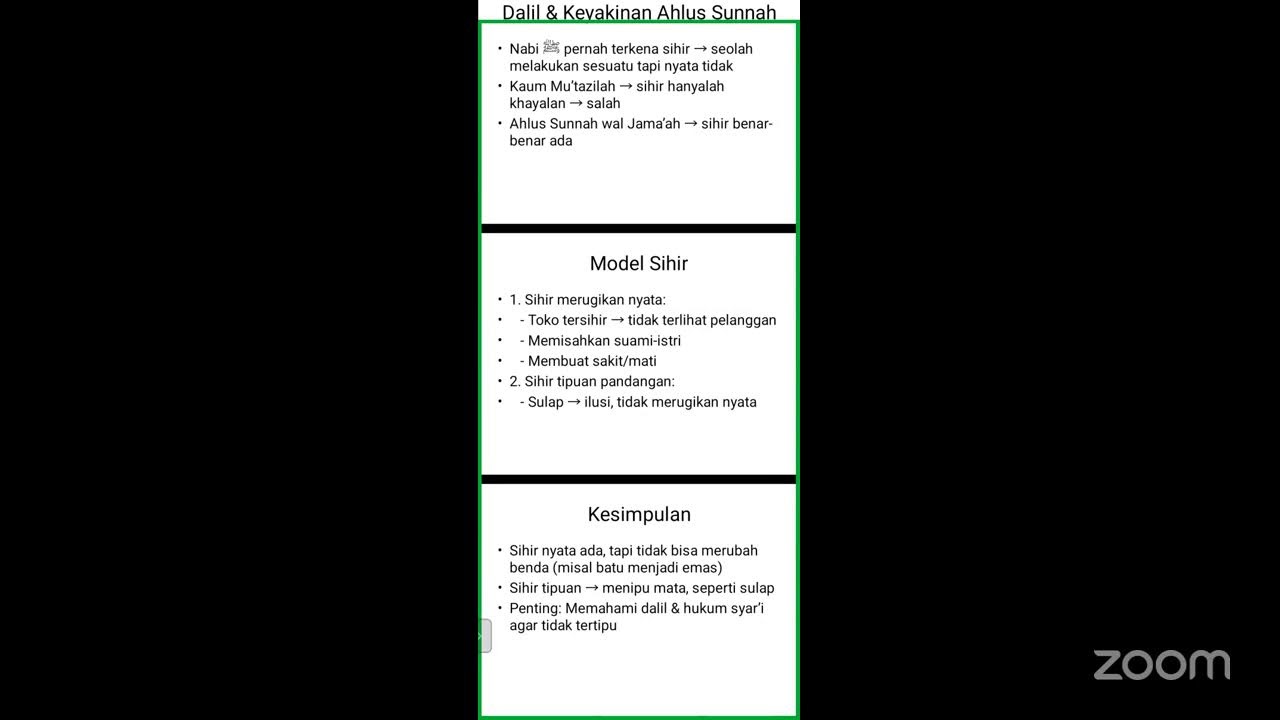 Kajian membahas Kitab 3 Pokok Pembatal Iman bersama Ustadz Ichsan - BIT