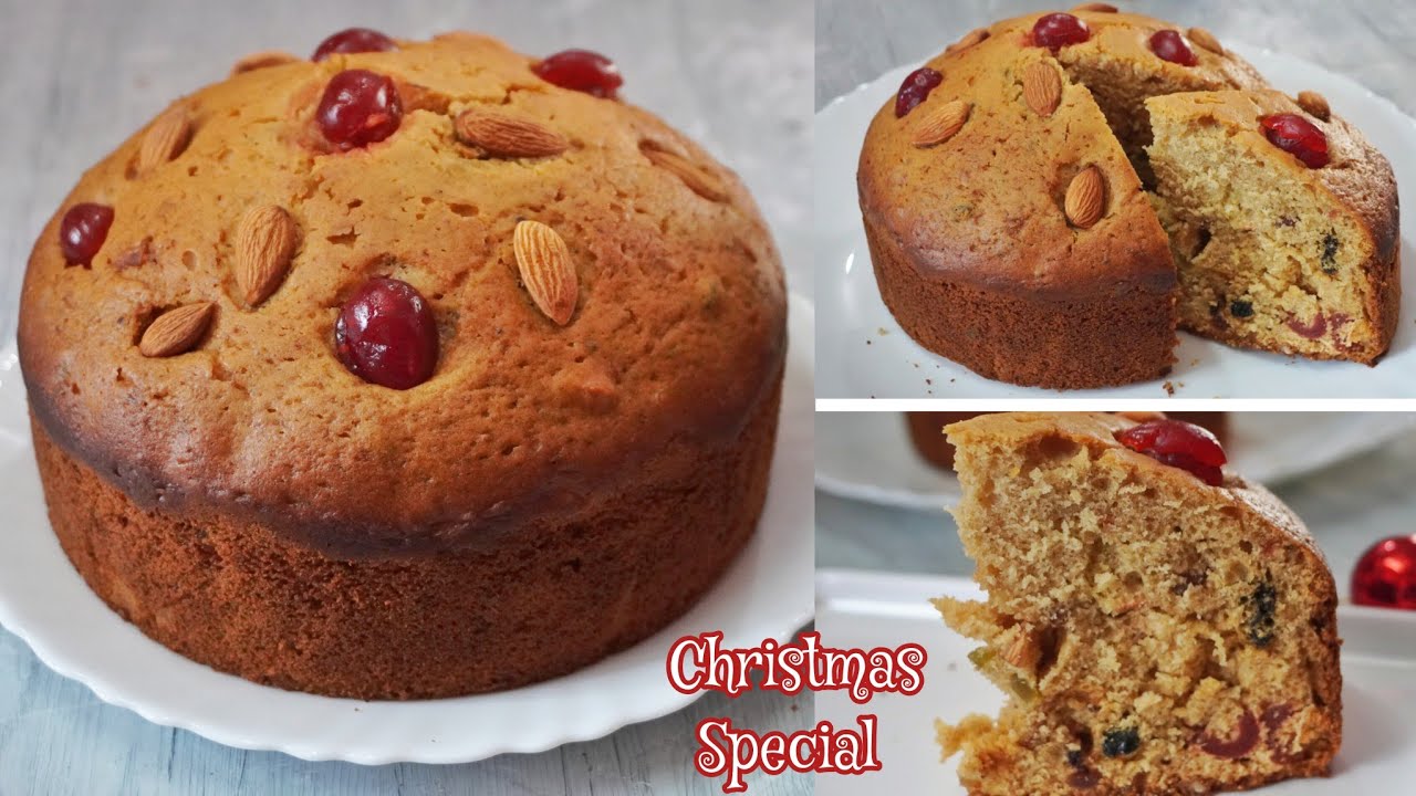 கிறிஸ்துமஸ் கேக் செய்ய பாத்திரம் போதும் ஈஸியா செய்யலாம் 👌| Christmas Plum cake in Tamil | Fruit cake