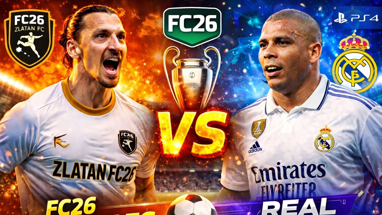 Can ZLATAN FC Beat REAL MADRID XI? 😳 | FC 26 PS4 1080p