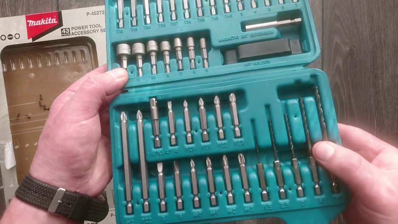 Набор оснастки для шуруповерта. Makita  P-45272 - (43 шт).