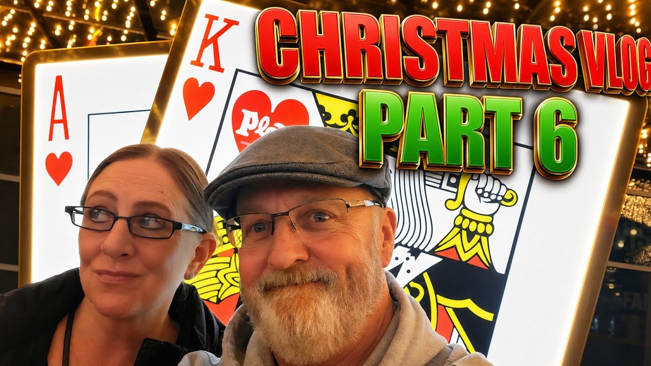 Vegas Christmas Part 6 Fremont Street Shenanigans ☘️🎰