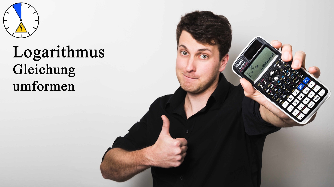 Logarithmus zum Gleichungen umformen