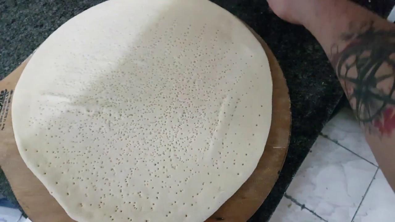 Massa pré assada pra pizza doce #super dica