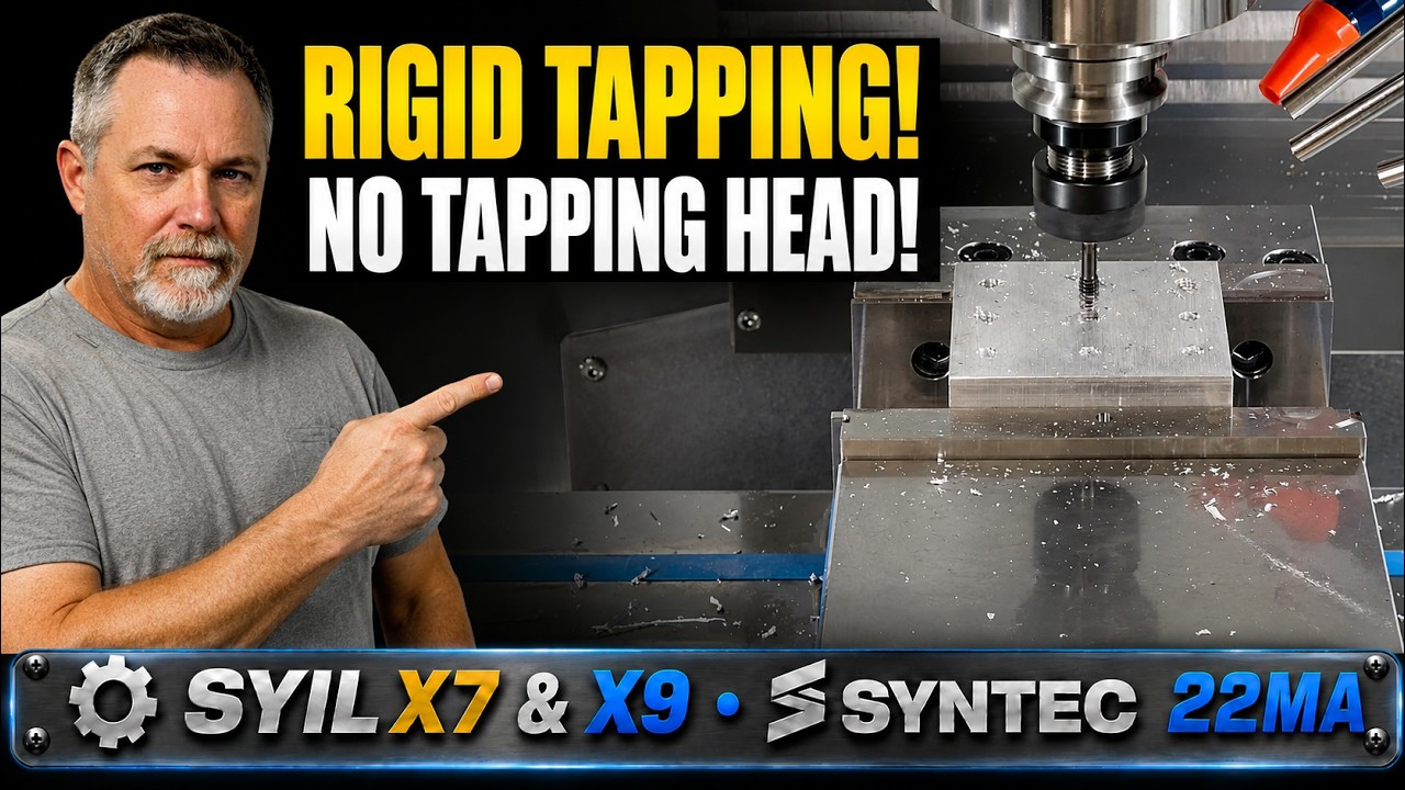 Rigid Tapping on the Syil X7!!!!