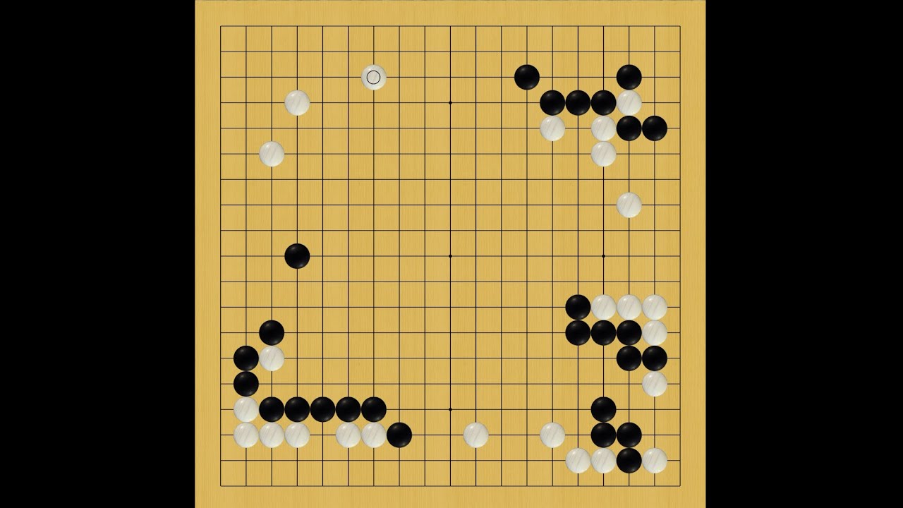 【囲碁の師匠katago変則打ち込み碁】216 三子局【囲碁】