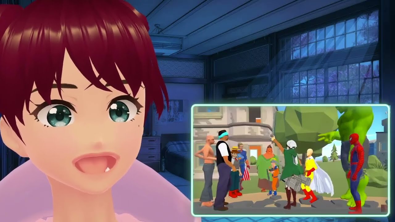 Escuela de Superheroes con Levi | VRCHAT - 1-  EstailusVR [Reacción]