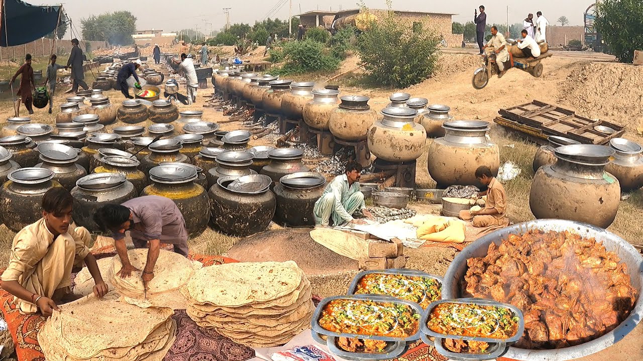 Village Beautiful Cultural Marriage Ceremony | Mega Cooking Food For 20000 People | Village Marriage